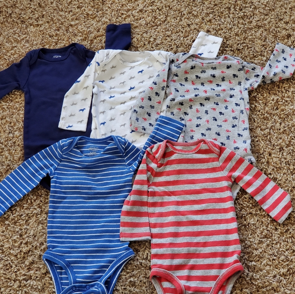 3-6 month bodysuits